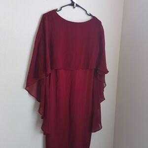 Grace Karin Dress Women M Burgundy Elegant Special Occasion Church Wedding Dinne